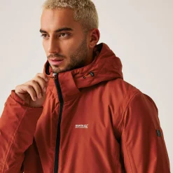 Men's Frelton Waterproof Insulated Jacket | Red Ochre Black