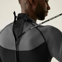 Men's Full 2mm Wetsuit | Black Dark Grey White