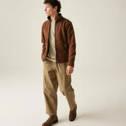 Men's Garrian II Full Zip Fleece | Dark Brown Black