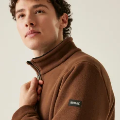 Men's Garrian II Full Zip Fleece | Dark Brown Black