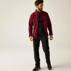 Men's Hadfield Full Zip Fleece | Dark Maroon