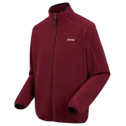 Men's Hadfield Full Zip Fleece | Dark Maroon