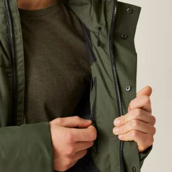 Men's Hayleyn Padded Jacket | Dark Khaki