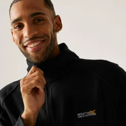 Men's Hedman II Heavyweight Full Zip Fleece | Black Black