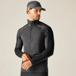 Men's Hepley Half Zip Fleece | Black