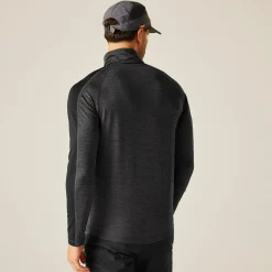 Men's Hepley Half Zip Fleece | Black