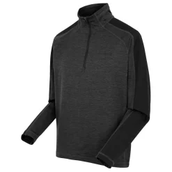 Men's Hepley Half Zip Fleece | Black
