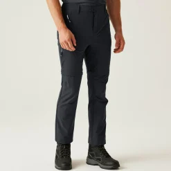 Men's Highton II Zip Off Walking Trousers | Ash