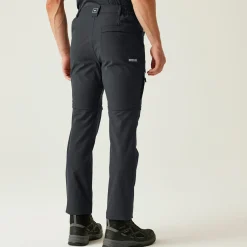 Men's Highton II Zip Off Walking Trousers | Ash