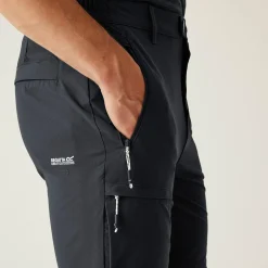 Men's Highton II Zip Off Walking Trousers | Ash