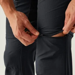Men's Highton II Zip Off Walking Trousers | Ash