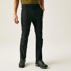Men's Highton II Zip Off Walking Trousers | Black