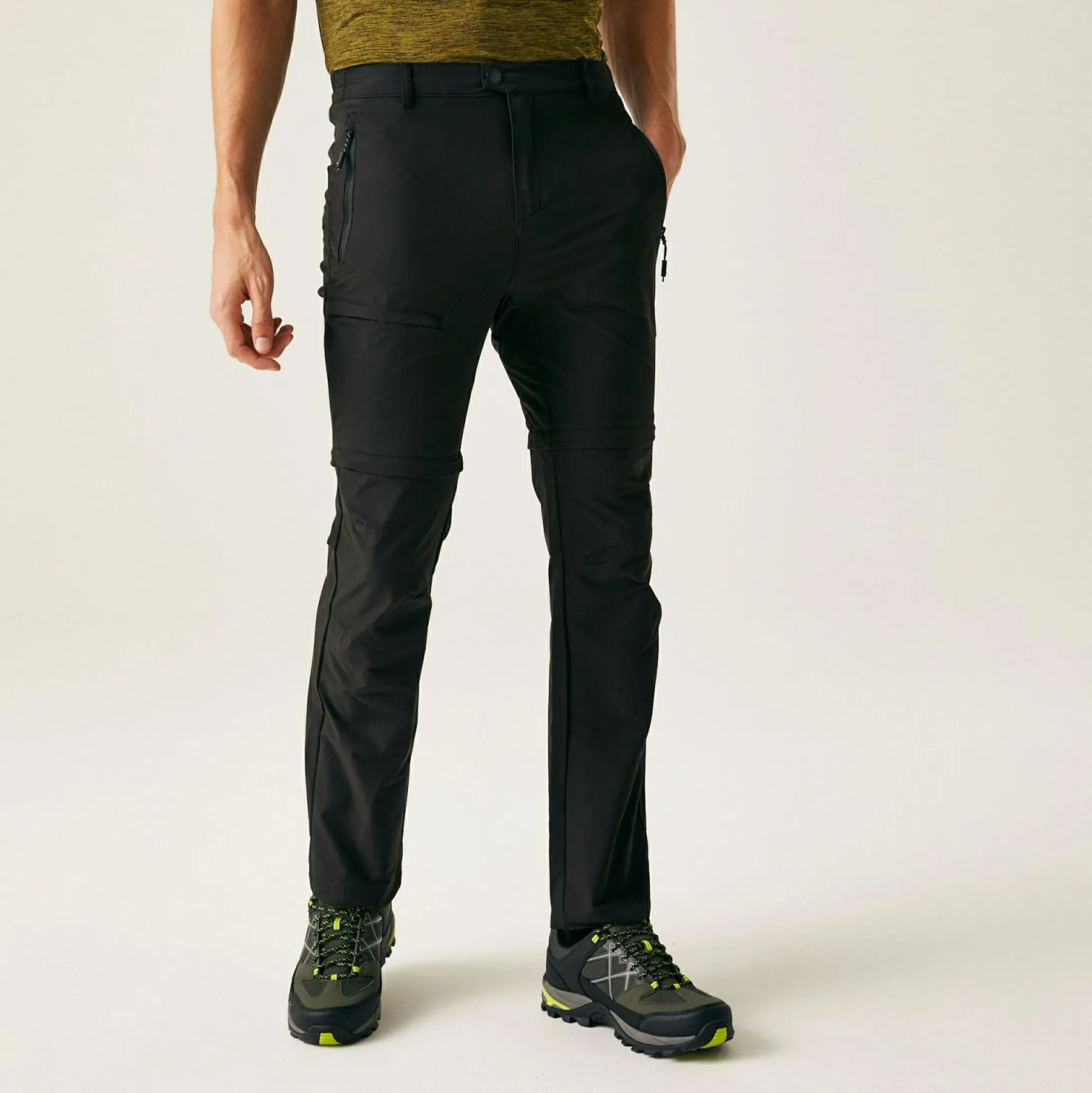Men's Highton II Zip Off Walking Trousers | Black