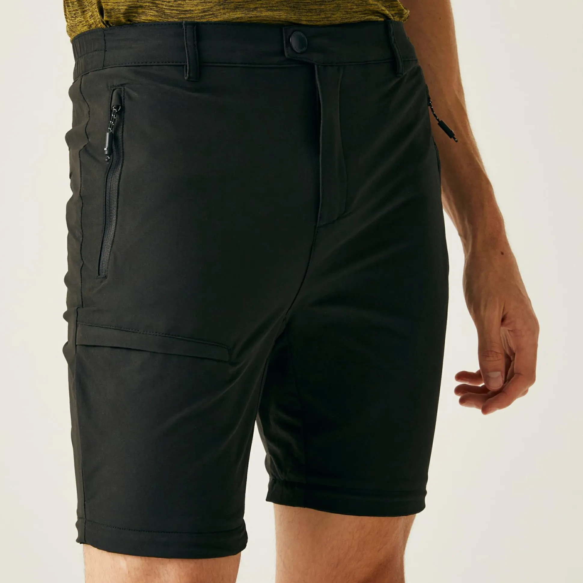 Men's Highton II Zip Off Walking Trousers | Black