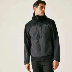 Men's Highton IV Stretch Waterproof Jacket | Ash Black