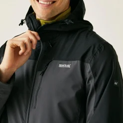 Men's Highton IV Stretch Waterproof Jacket | Ash Black