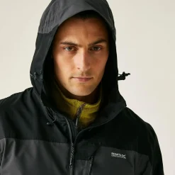 Men's Highton IV Stretch Waterproof Jacket | Ash Black