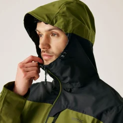 Men's Highton IV Stretch Waterproof Jacket | Nephrite Green Ash