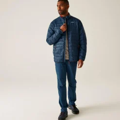 Men's Hillpack II Insulated Jacket | Moonlight Denim Tangerine Tango