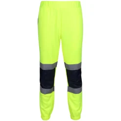 Men's Hi-Vis Joggers | Yellow Navy