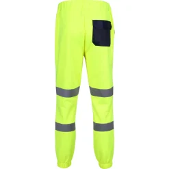 Men's Hi-Vis Joggers | Yellow Navy