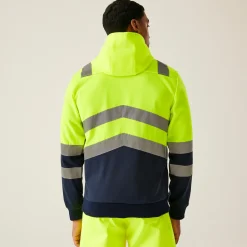 Men's Hi-Vis Overhead Hoodie | Yellow