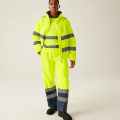 Men's Hi-Vis Pro Contract Dover Jacket | Yellow