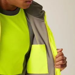 Men's Hi-Vis Pro Contract Dover Jacket | Yellow