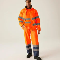 Men's Hi-Vis Pro Contract Dover Jacket | Orange