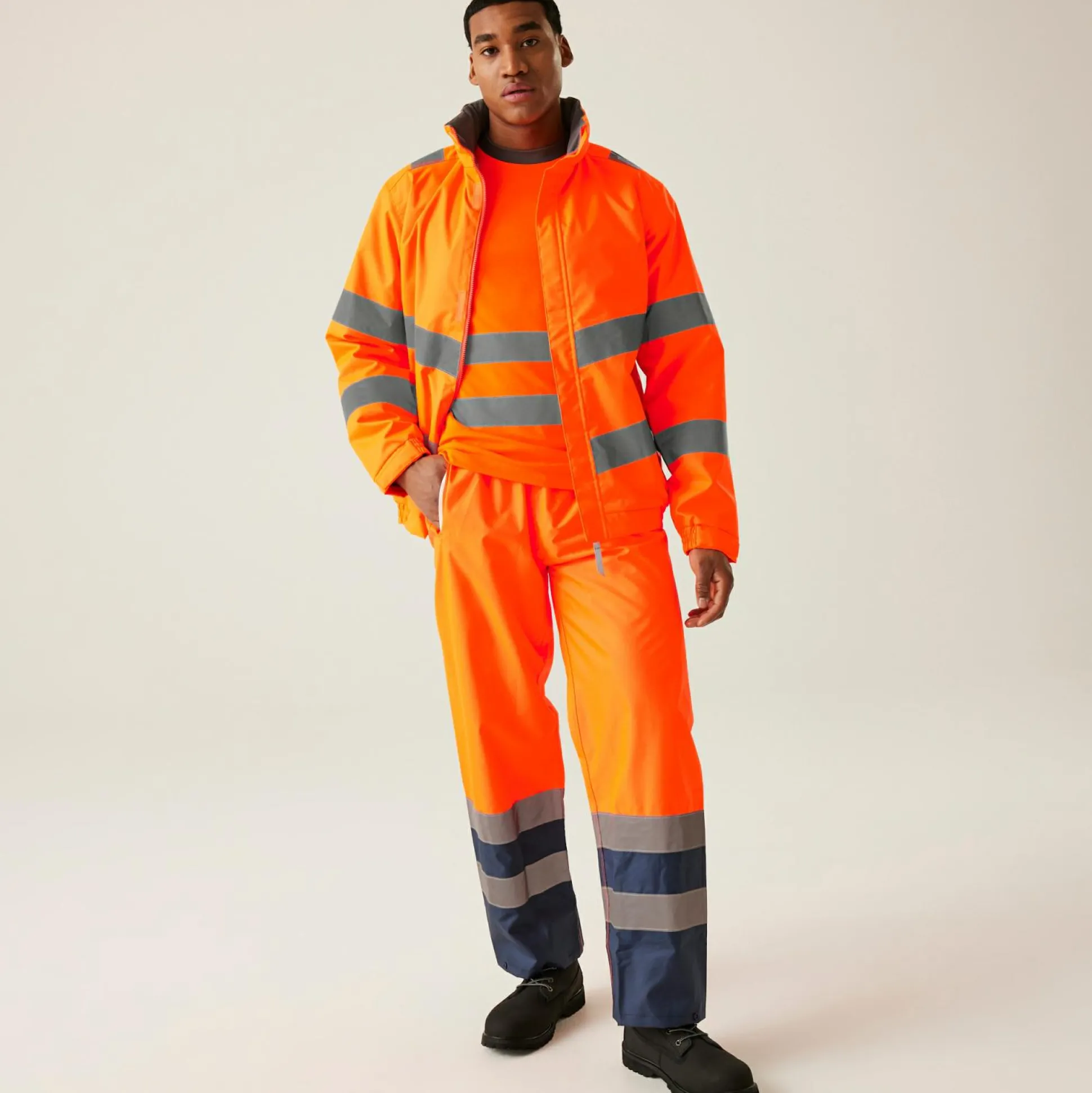 Men's Hi-Vis Pro Contract Dover Jacket | Orange