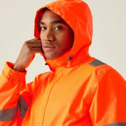 Men's Hi-Vis Pro Contract Dover Jacket | Orange