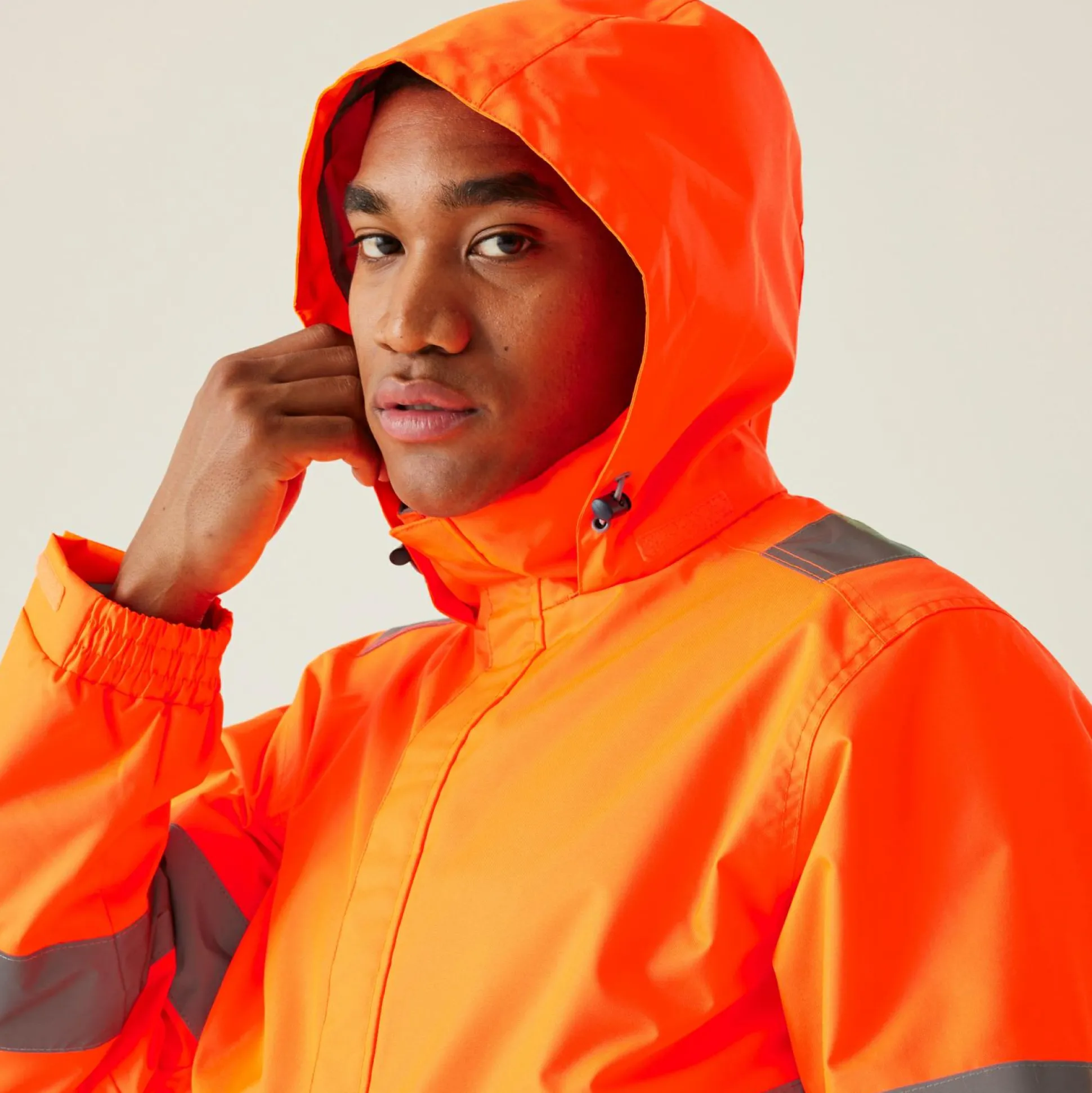 Men's Hi-Vis Pro Contract Dover Jacket | Orange