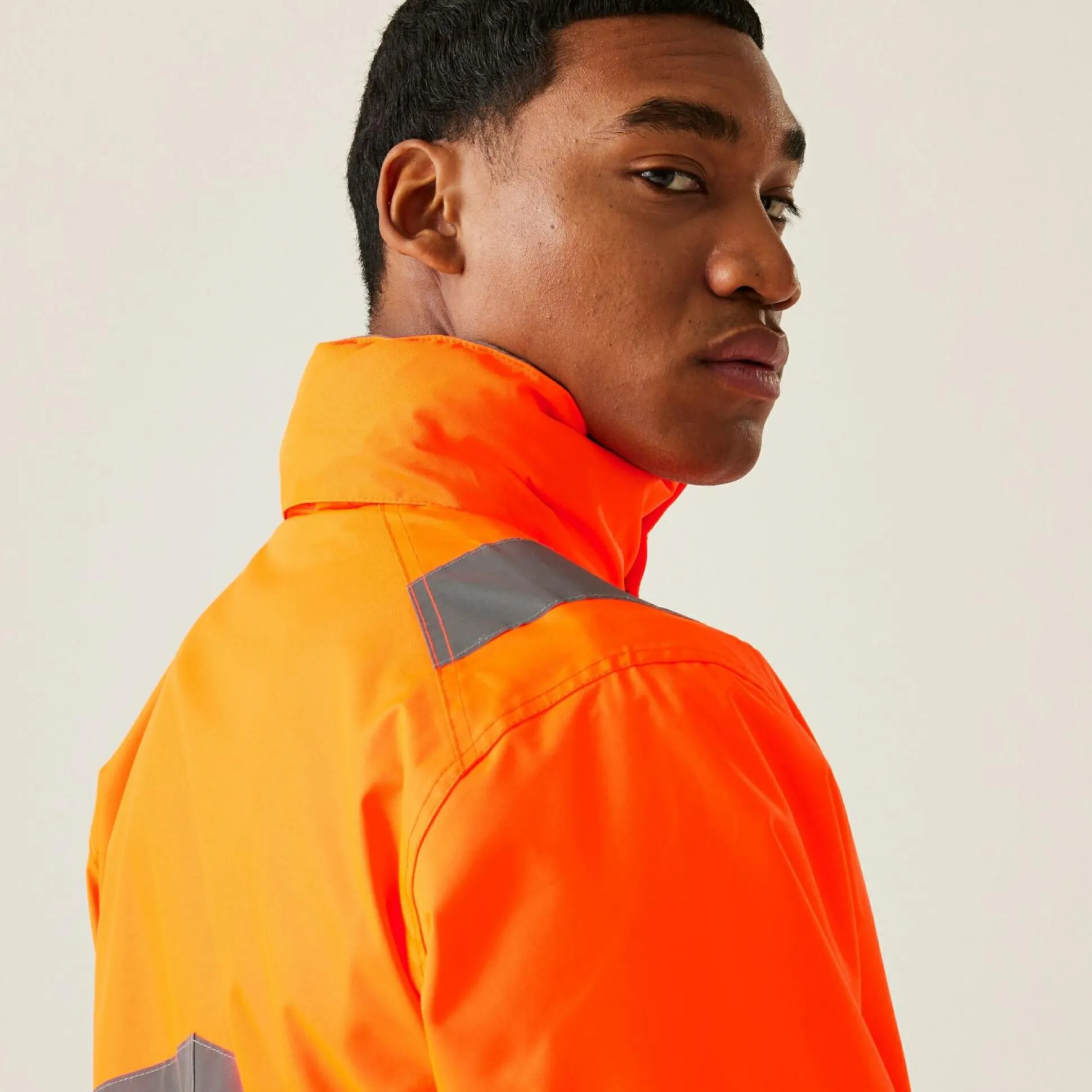Men's Hi-Vis Pro Contract Dover Jacket | Orange
