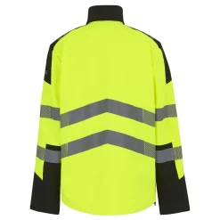 Men's Hi-Vis X PRO 3 Layer Softshell Jacket - Class 2 | Black Yellow