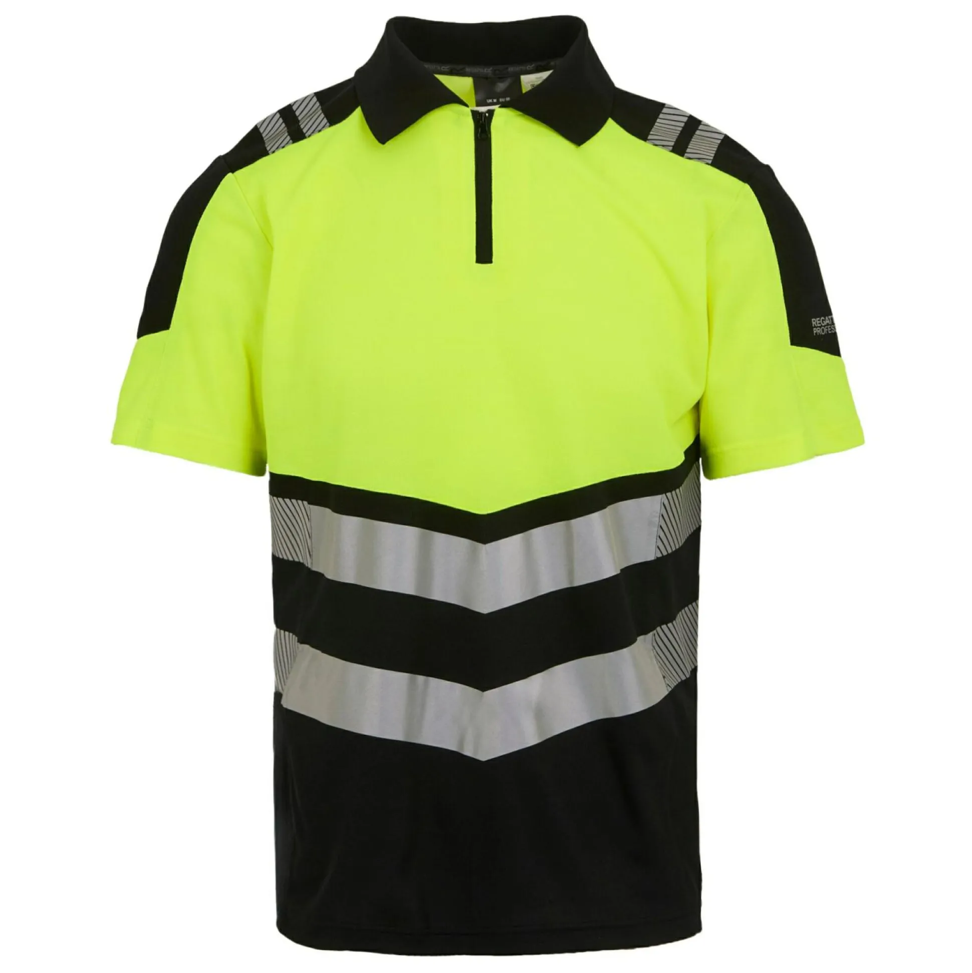 Men's Hi-Vis X-Pro Polo - Class 1 | Black Yellow
