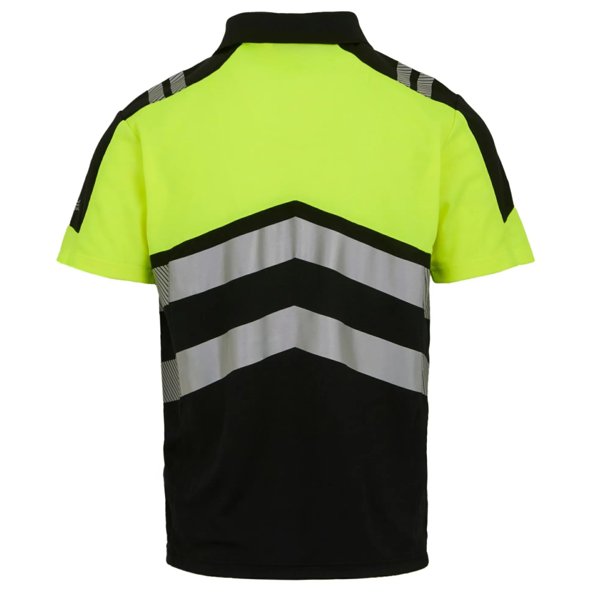 Men's Hi-Vis X-Pro Polo - Class 1 | Black Yellow