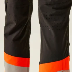 Men's Hi-Vis X-Pro Stretch Holster Trousers - Class 1 | Black Orange