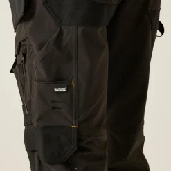 Men's Hi-Vis X-Pro Stretch Holster Trousers - Class 1 | Black Yellow