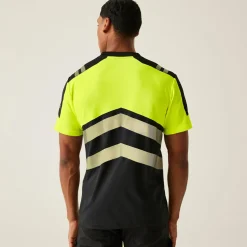 Men's Hi-Vis X-Pro T-shirt - Class 1 | Black Yellow