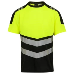 Men's Hi-Vis X-Pro T-shirt - Class 1 | Black Yellow