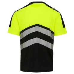 Men's Hi-Vis X-Pro T-shirt - Class 1 | Black Yellow