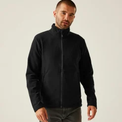 Men's H/M Full Zip Microfleece | Black