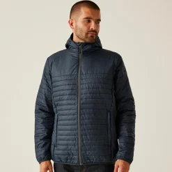 Men's H/M Insulated Hooded Jacket | Navy