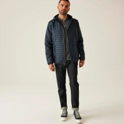 Men's H/M Insulated Hooded Jacket | Navy