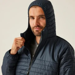 Men's H/M Insulated Hooded Jacket | Navy