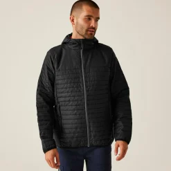Men's H/M Insulated Hooded Jacket | Black