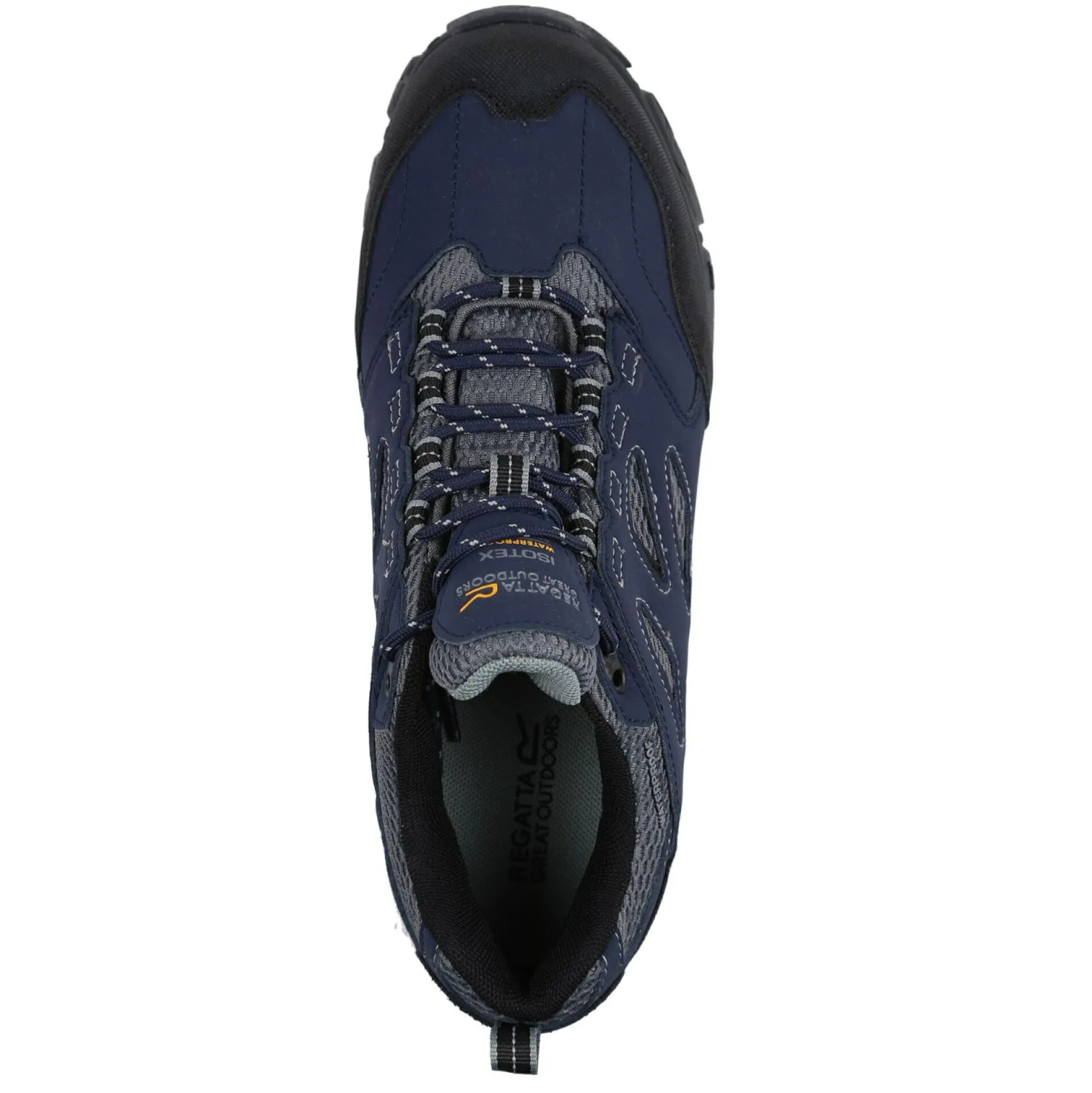 Men's Holcombe Waterproof Low Walking Shoes | Navy Granite