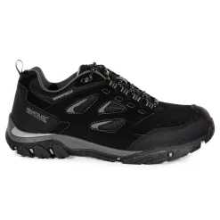 Men's Holcombe Waterproof Low Walking Shoes | Black Granite