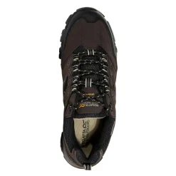 Men's Holcombe Waterproof Low Walking Shoes | Peat Gold Fawn