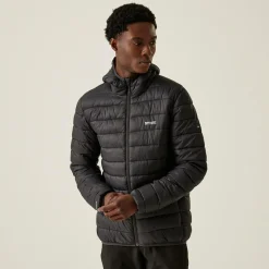 Men's Hooded Marizion Padded Jacket | Ash Red Ochre